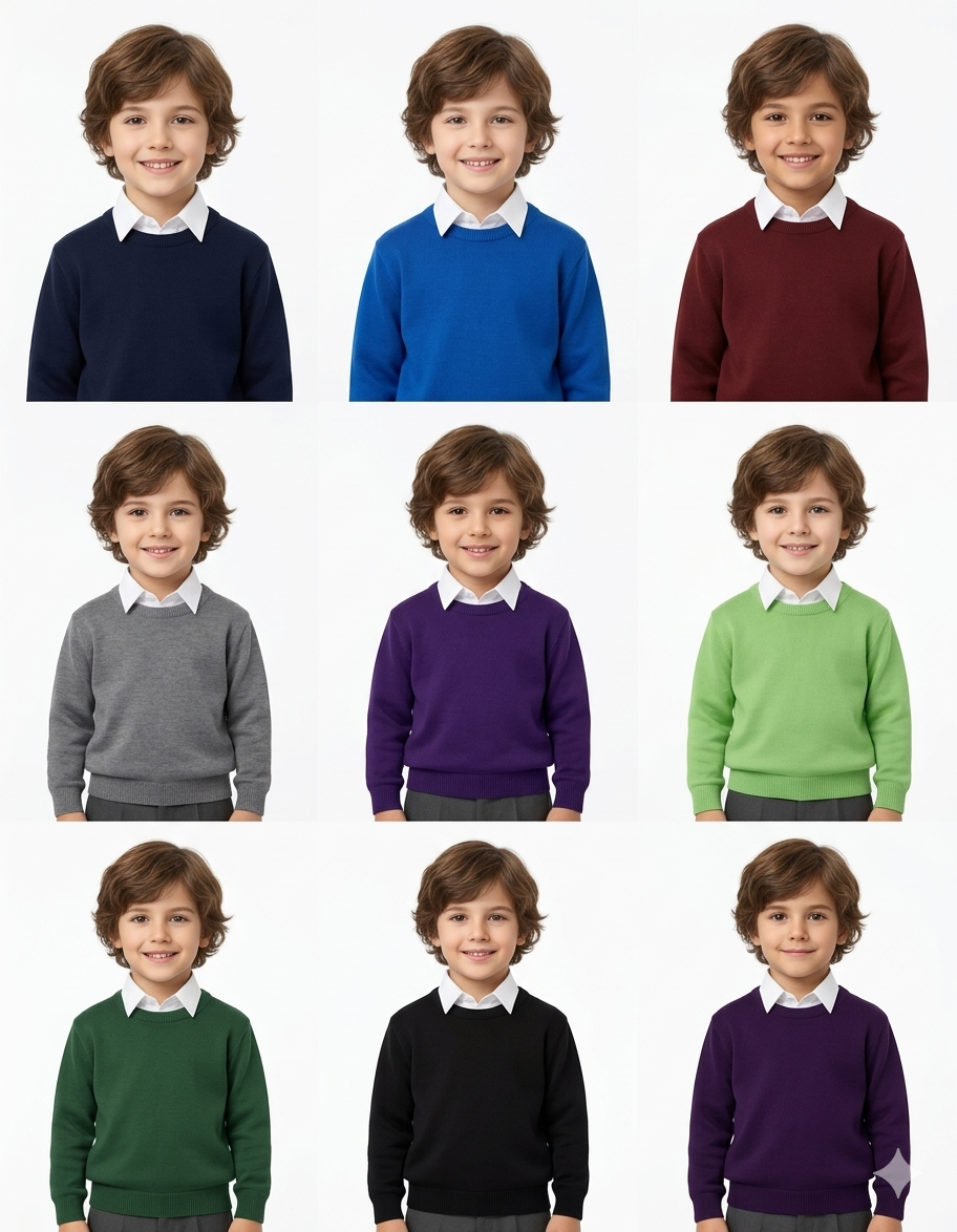 School Sweater — Plain